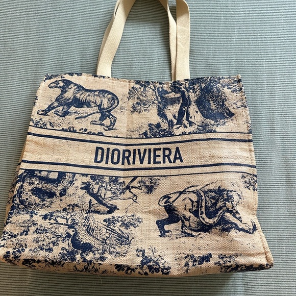 Christian Dior Riveria canvas tote bag - Picture 3 of 4